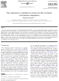 Cover page: The endogenous cannabinoid system and the treatment of marijuana dependence