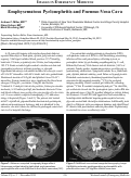 Cover page: Emphysematous Pyelonephritis and Pneumo-Vena Cava