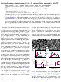 Cover page: Origin of enhanced anisotropy in FePt-C granular films revealed by XMCD