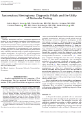Cover page: Sarcomatous Meningioma: Diagnostic Pitfalls and the Utility of Molecular Testing.