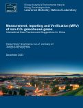 Cover page: Measurement, reporting and Verification (MRV) of non-CO2 greenhouse gases: International Best Practices and Suggestions for China