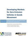 Cover page: Developing Markets for Zero-Emission Vehicles in Goods Movement