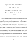 Cover page: Exploratory Bi-factor Analysis: The Oblique Case