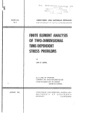 Cover page: Finite Element Analysis of Two-Dimensional Stress Time-Dependent Problems
