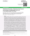 Cover page: Multi-Modal Biomarkers of Repetitive Head Impacts and Traumatic Encephalopathy Syndrome: A Clinicopathological Case Series