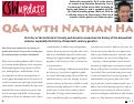 Cover page: Q&amp;A With Nathan Ha