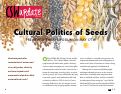 Cover page: Cultural Politics of Seeds: Preivew of the Symposium on May 17th