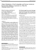 Cover page: Clinical modulation of oral leukoplakia and protease activity by Bowman-Birk inhibitor concentrate in a phase IIa chemoprevention trial.