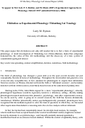 Cover page: Elicitation as Experimental Phonology: Thlantlang Lai Tonology