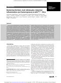 Cover page: Restoring Retinoic Acid Attenuates Intestinal Inflammation and Tumorigenesis in APCMin/+ Mice.