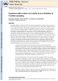 Cover page: Experience with a talker can transfer across modalities to facilitate lipreading