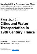 Cover page: Mapping Political Economies over Time, GIS Exercise 2: Cities and Water Transportation in 19th Century France