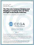 Cover page of The Fine Line between Nudging and Nagging: Increasing Take-up Rates through Social Media Platforms