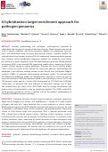 Cover page: A hybridization target enrichment approach for pathogen genomics