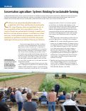 Cover page: Conservation agriculture: Systems thinking for sustainable farming
