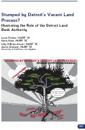 Cover page: Stumped by Detroit's Vacant Land Process?