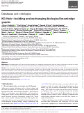 Cover page: KG-Hub—building and exchanging biological knowledge graphs