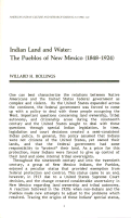Cover page: Indian Land and Water: The Pueblos of New Mexico (1848-1924)