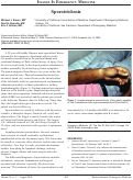 Cover page: Images in Emergency Medicine: Sporotrichosis