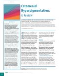 Cover page: Catamenial Hyperpigmentation: A Review.