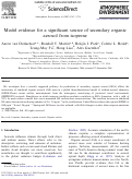 Cover page: Model evidence for a significant source of secondary organic aerosol from isoprene