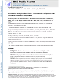 Cover page: Qualitative analysis of resilience characteristics of people with unilateral transtibial amputation