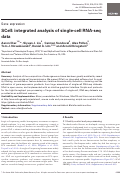 Cover page: SCell: integrated analysis of single-cell RNA-seq data.