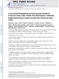 Cover page: Social and built neighborhood environments and blood pressure 6 years later: Results from the Hispanic Community Health Study/Study of Latinos and the SOL CASAS ancillary study