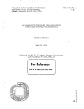 Cover page: AN ABSOLUTE STANDARD FOR MEASURING COMPUTER SYSTEM PERFORMANCE
