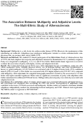 Cover page: The Association Between Multiparity and Adipokine Levels: The Multi-Ethnic Study of Atherosclerosis