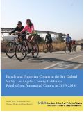 Cover page: Bicycle and Pedestrian Counts in the San Gabriel Valley, Los Angeles County, California: Results from Automated Counts in 2013-2014