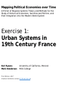 Cover page: Mapping Political Economies over Time, GIS Exercise 1: Urban Systems in 19th Century France