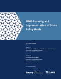 Cover page: MPO Planning and Implementation of State Policy Goals