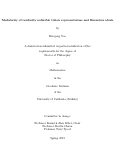 Cover page: Modularity of residually reducible Galois representations and Eisenstein ideals