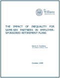 Cover page: The Impact of Inequality for Same-Sex Partners in Employer-Sponsored Retirement Plans