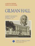 Cover page: Gilman Hall, A National Historic Chemical Landmark