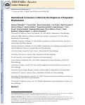 Cover page: International consensus criteria for the diagnosis of Raynaud's phenomenon