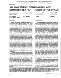 Cover page: Air Movement, Ventilation, and Comfort in a Partitioned Office Space