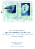 Cover page: Case studies of a method for predicting speech privacy in the contemporary workplace