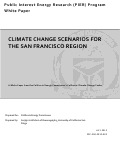 Cover page: Climate Change Scenarios for the San Francisco Region