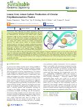 Cover page: Lower-Cost, Lower-Carbon Production of Circular Polydiketoenamine Plastics