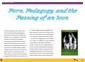 Cover page: Porn, Pedagogy, and the Passing of an Icon