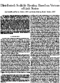 Cover page: Distributed, scalable routing based on vectors of link states