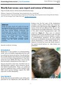 Cover page: Woolly hair nevus: case report and review of literature