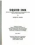 Cover page: SQUID INK: Written Accounts Inspired by Involvements in the Marine Conservation Field