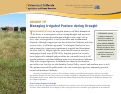 Cover page: Drought Tip: Managing Irrigated Pasture during Drought
