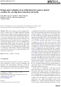 Cover page: Design and evaluation of an arbitration-free passive optical crossbar for on-chip interconnection networks