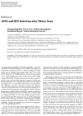 Cover page: AIDS and HIV Infection after Thirty Years