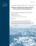 Cover page: Design of an Open Smart Energy Gateway for Smart Meter Data Management: