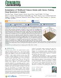 Cover page: Remediation of Thirdhand Tobacco Smoke with Ozone: Probing Deep Reservoirs in Carpets
